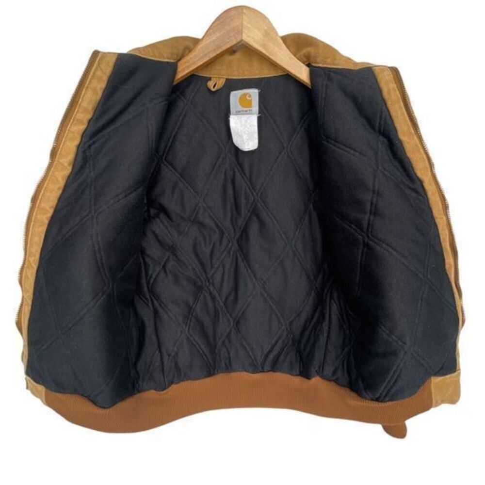 Carhartt Santa Fe Jacket Quilt Lined Youth Medium Y03 BRN Brown - Picture 2 of 16